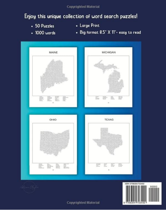 USA Word Search for Adults b