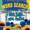 anxiety relief word search for adults