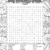 anxiety relief word search