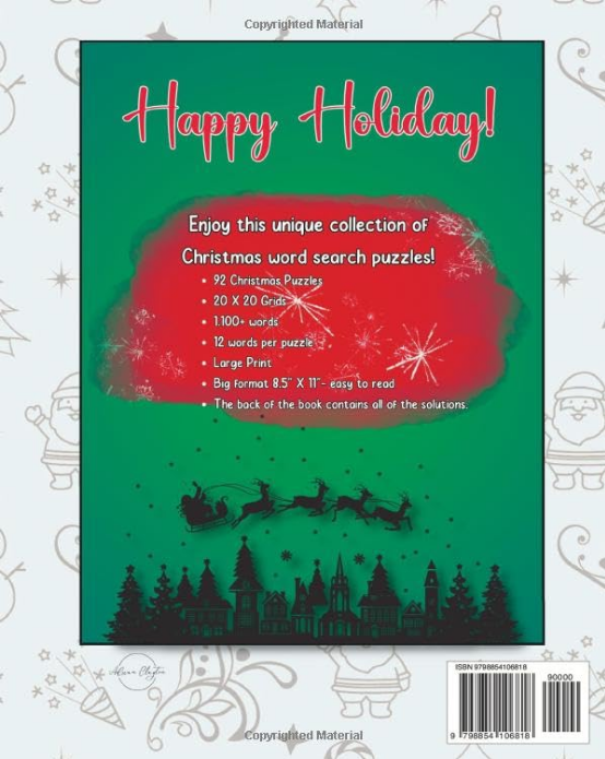 christmas word search for adults