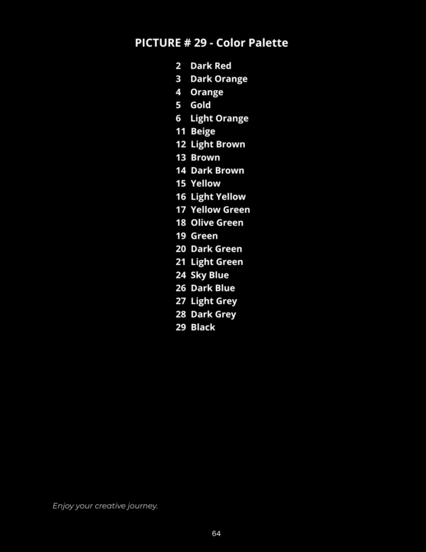 100 animals mystery mosaics color by number