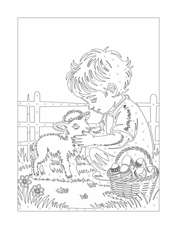 easter monochrome coloring book easter monochrome coloring book