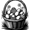 easter monochrome coloring book easter monochrome coloring book