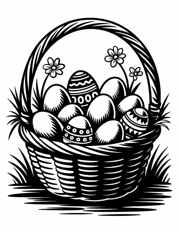 easter monochrome coloring book easter monochrome coloring book