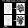 Floral Monochrome Coloring Book for Adults