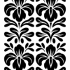 Monochrome Floral Pattern Coloring Book