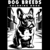 Cozy Monochrome Dog Breeds Coloring Book