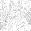 Cozy Monochrome Dog Breeds Coloring Book